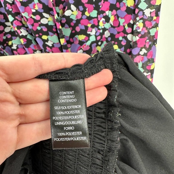 Revolve WAYF Smocked Colorful Art To Wear Mini Dress - Picture 5 of 8